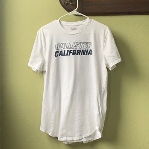 White Hollister Short Sleeve T-Shirt